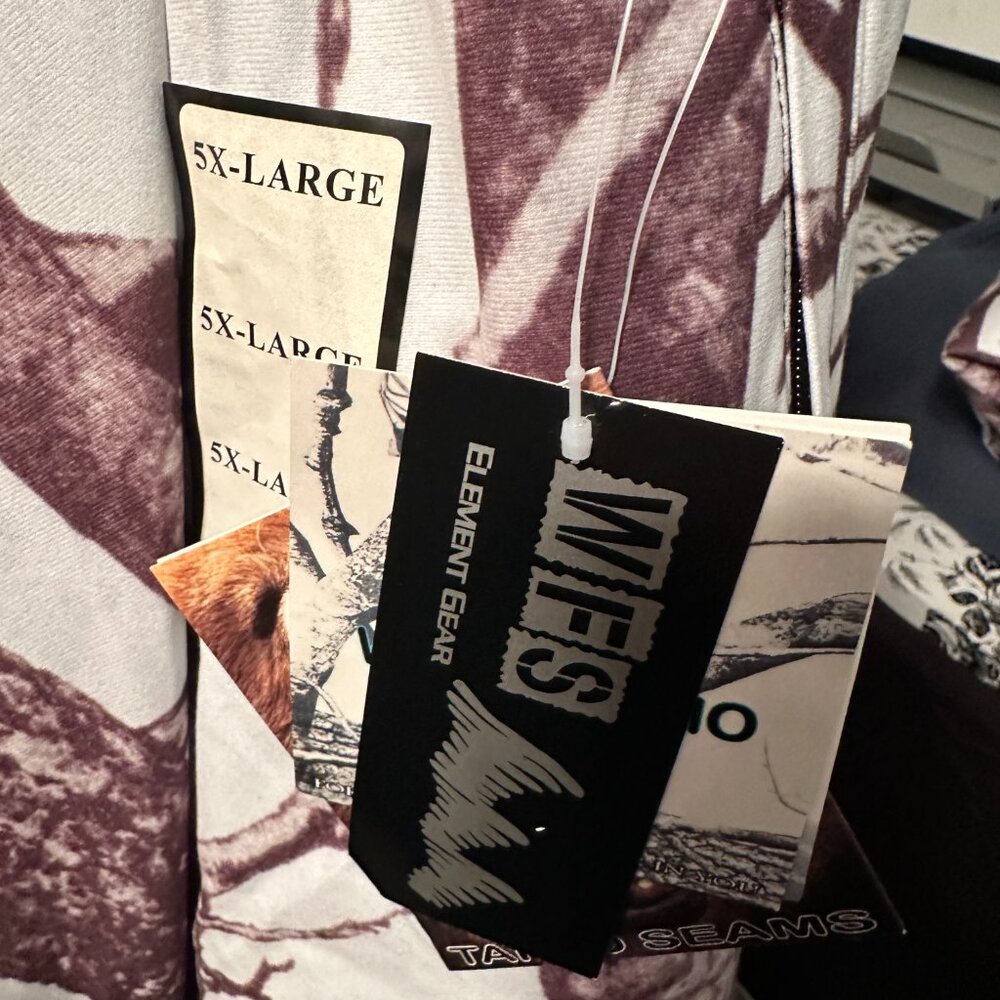 WFS Burly Camo 6XL Jacket & 5 XL  Patnts NWT - Picture 5 of 8